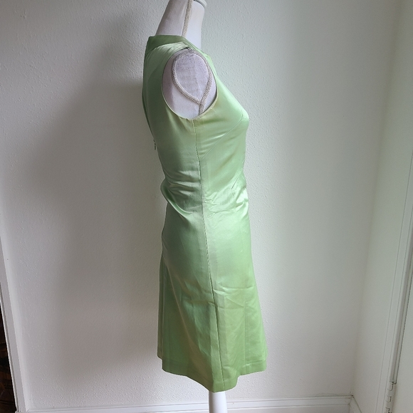 Teri Jon Mint Green Sheath Dress XS - Picture 4 of 12